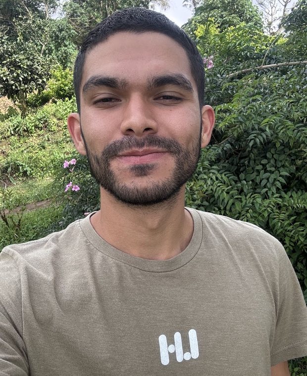 Walter Benavides outdoors in Costa Rica